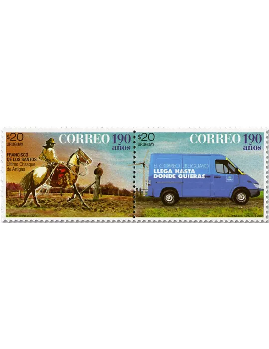 n° 2866/2867 - Timbre URUGUAY Poste
