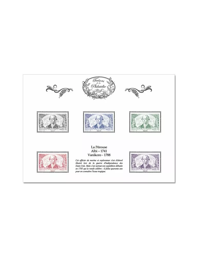 Blocs TRESORS DE LA PHILATELIE (2018)