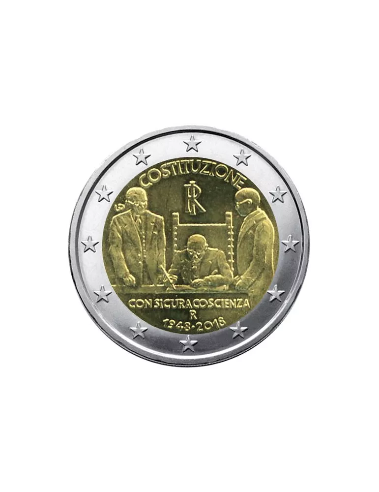 2 EURO COMMEMORATIVE 2018 : ITALIE (70 ans de la Constitution Italienne)