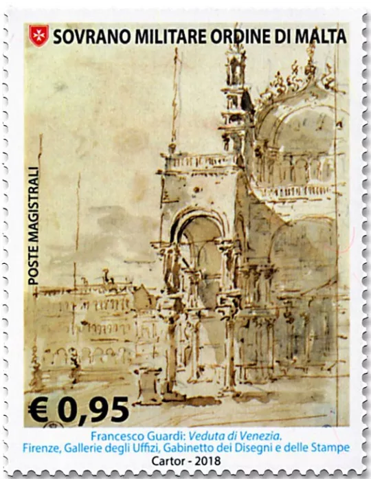 n° 1424/1427 - Timbre ORDRE de MALTE Poste