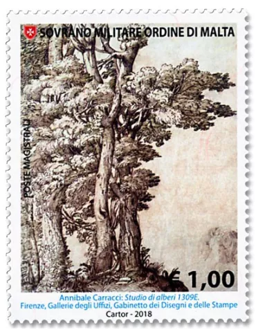 n° 1424/1427 - Timbre ORDRE de MALTE Poste 2