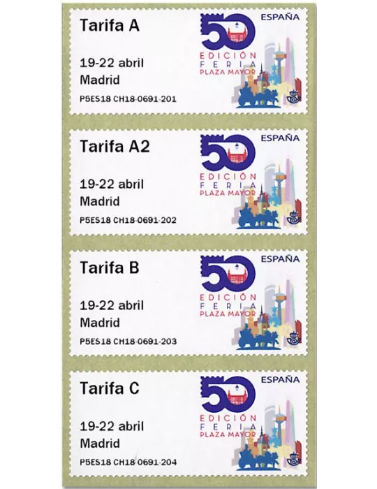n° 146 - Timbre ESPAGNE Timbres de distributeurs