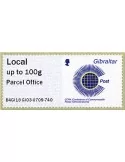 n° 89a - Timbre GIBRALTAR Timbres de distributeurs