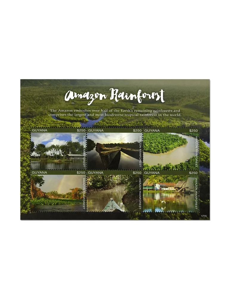 n° 6878/6883 - Timbre GUYANA Poste