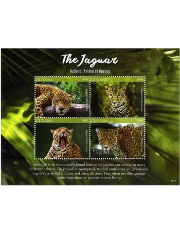 n° 6890/6893 - Timbre GUYANA Poste