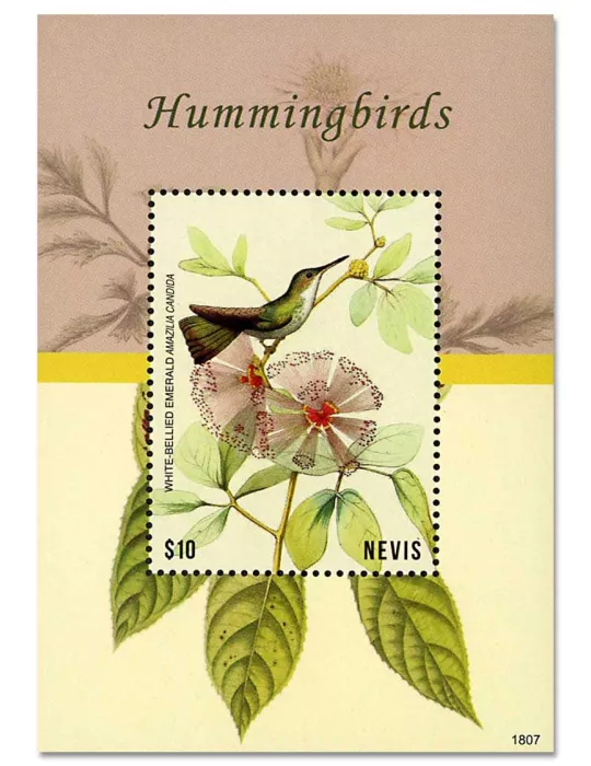 n° 394 - Timbre NEVIS Blocs et feuillets