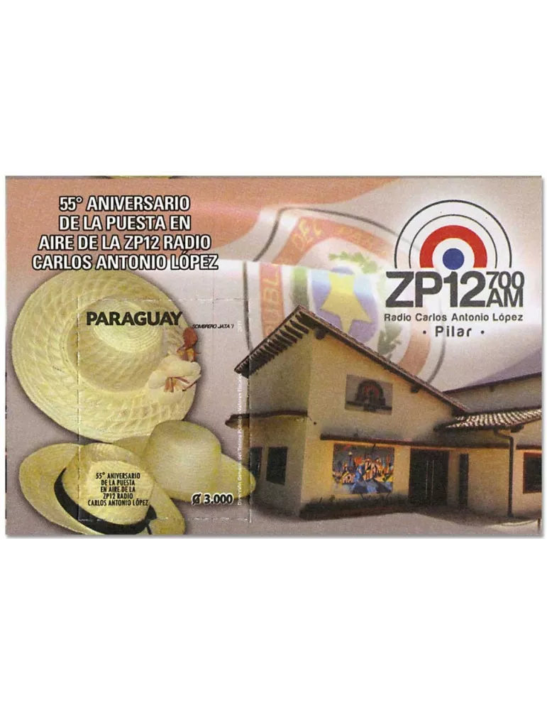 n° 70 - Timbre PARAGUAY Blocs et feuillets