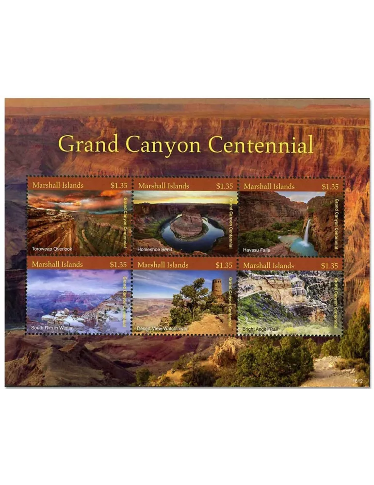 n° 3864A/3864F - Timbre MARSHALL Poste