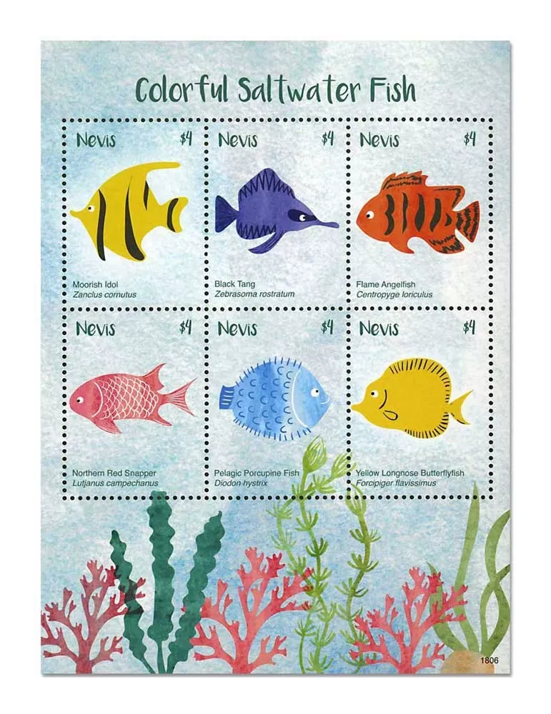 n° 2733/2738 - Timbre NEVIS Poste