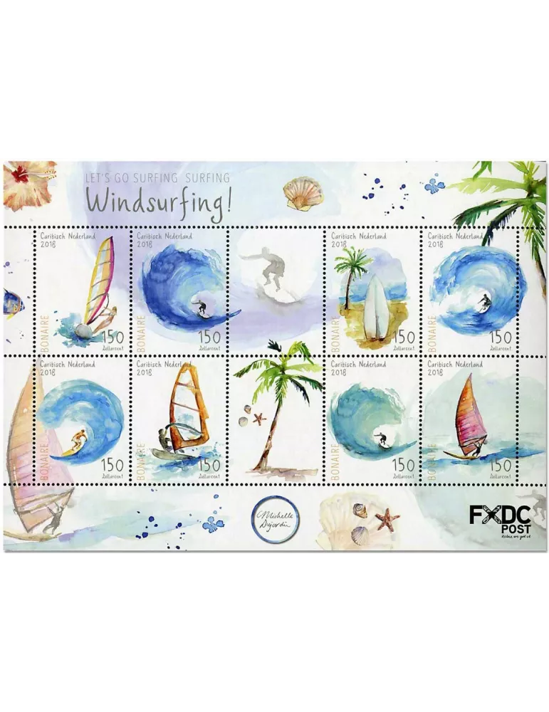 n° 110/117 - Timbre BONAIRE Poste