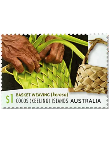 n° 510/512 - Timbre COCOS (ILES) Poste 2