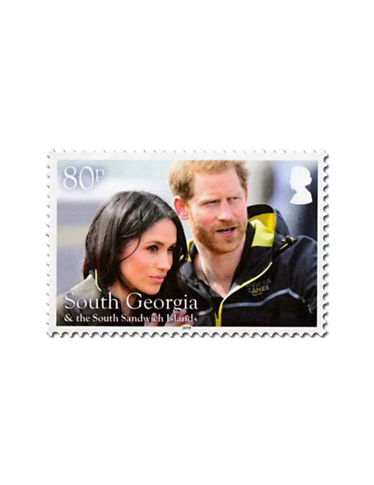 n° 696/699 - Timbre GEORGIE DU SUD Poste