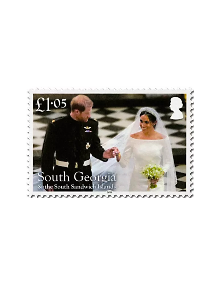 n° 696/699 - Timbre GEORGIE DU SUD Poste