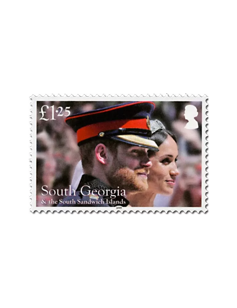 n° 696/699 - Timbre GEORGIE DU SUD Poste