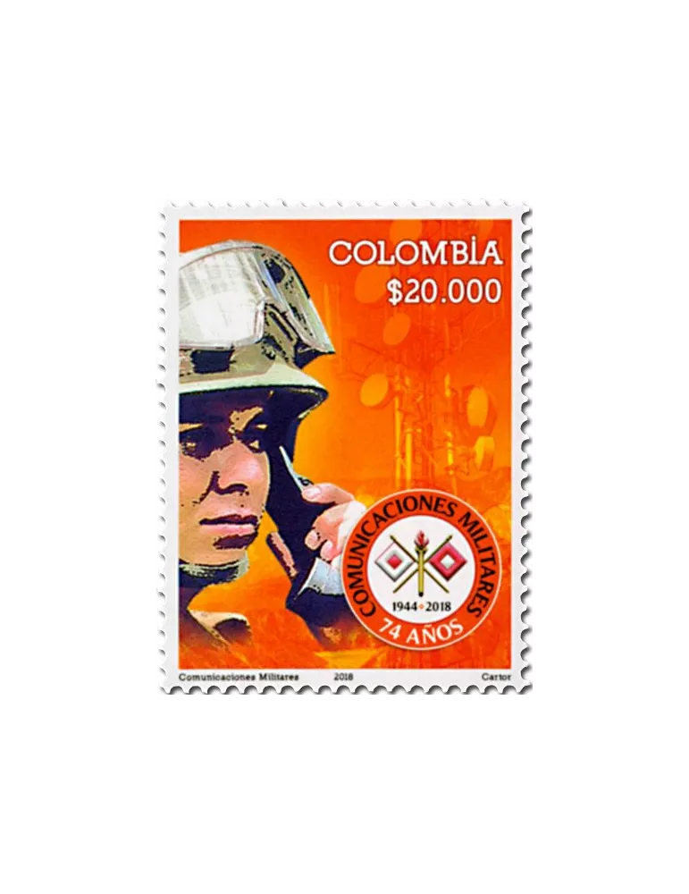 n° 1952 - Timbre COLOMBIE Poste