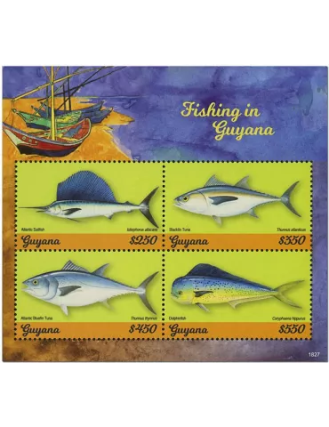 n° 6973/6976 - Timbre GUYANA Poste