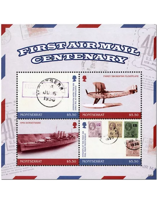 n° 1660/1663 - Timbre MONTSERRAT Poste