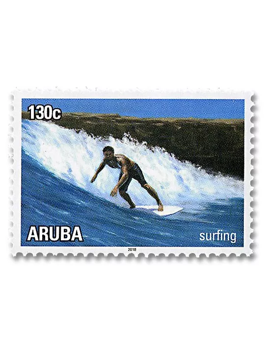 n° 1018/1023 - Timbre ARUBA Poste