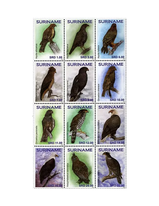 n° 2785/2796 - Timbre SURINAM Poste