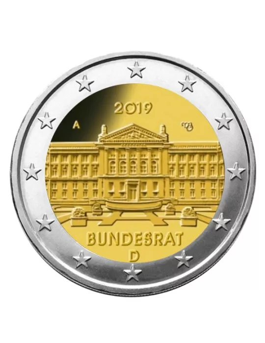 2 EURO COMMEMORATIVE 2019 : ALLEMAGNE (Bundesrat Conseil Fédéral Allemand)