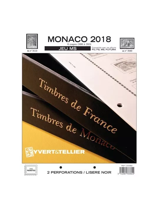 MONACO MS : 2018 (JEUX SANS POCHETTES)