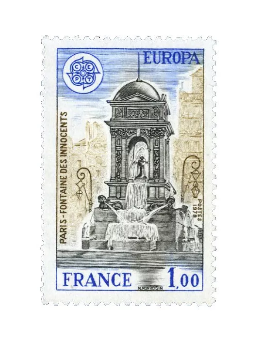 n° 2008a - Timbre France Poste (Gomme tropicale)