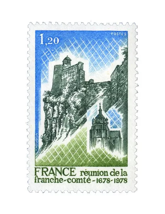 n° 2015a - Timbre France Poste (Gomme tropicale)