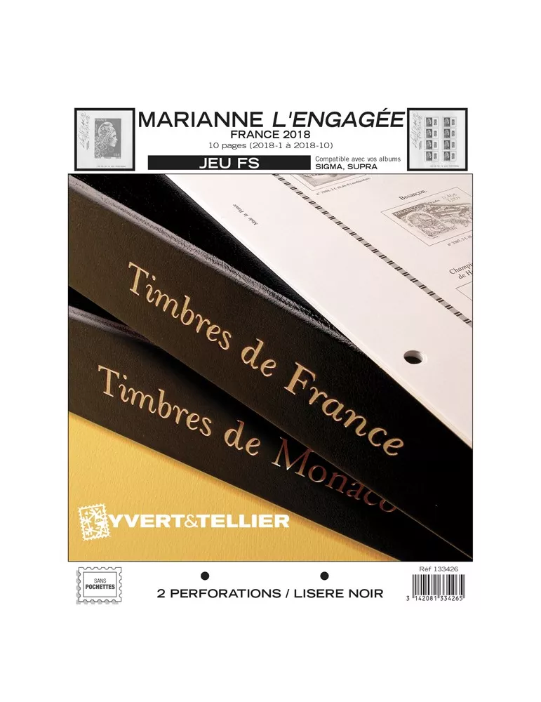FRANCE FS : 2018 (MARIANNE - L´ENGAGÉE)