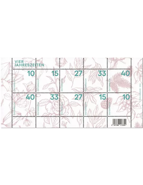 n° 3647/3656 - Timbre AUTRICHE Poste