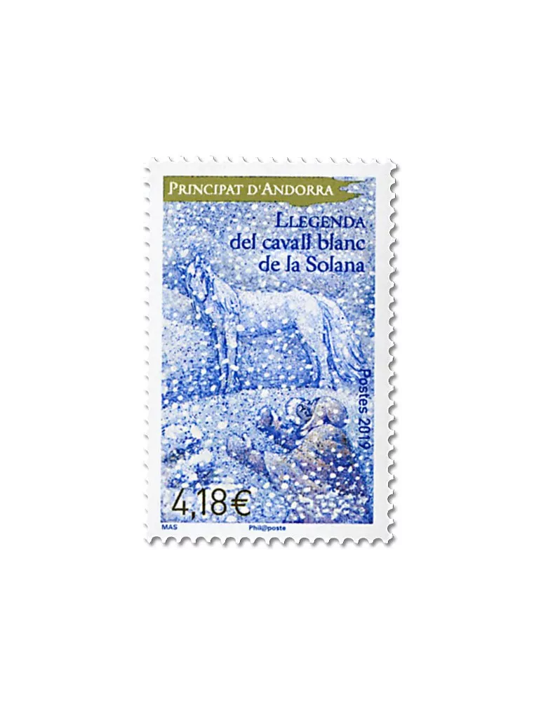 n° 825 - Timbre Andorre Poste