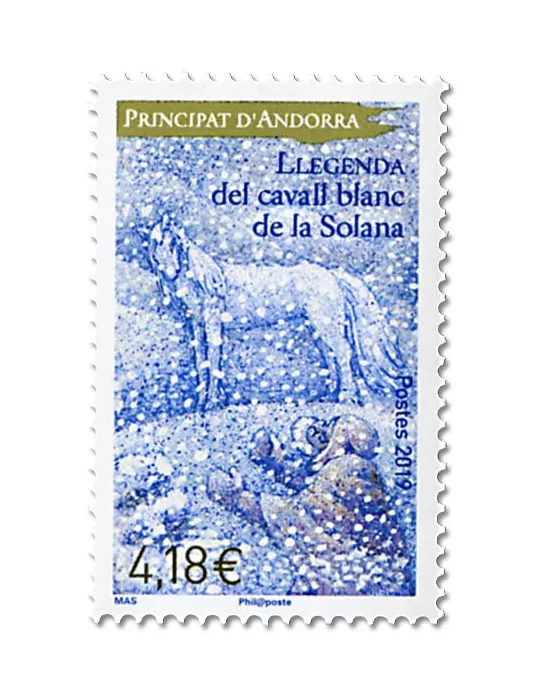 n° 825 - Timbre Andorre Poste