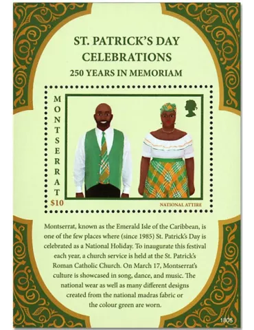 n° 181A - Timbre MONTSERRAT Blocs et feuillets