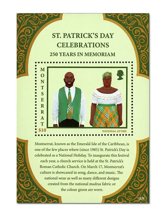 n° 181A - Timbre MONTSERRAT Blocs et feuillets