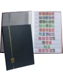 PERFECTA : Classeur fixe pour timbres (Grand modèle-Pages Blanches-16p)