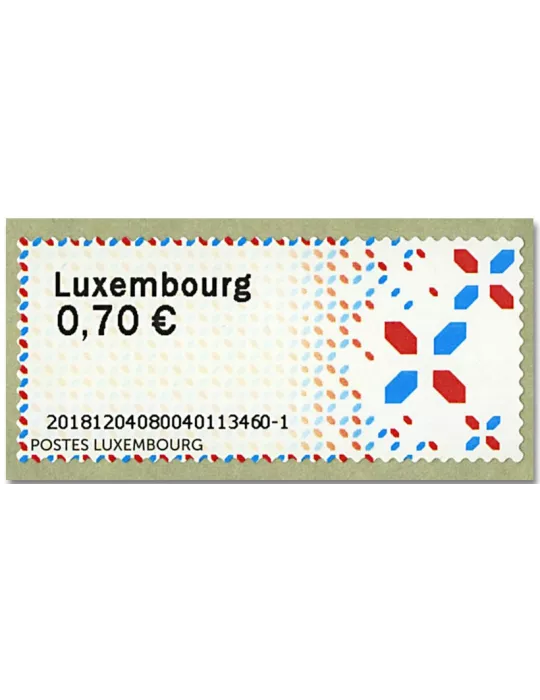n° 7 - Timbre LUXEMBOURG Timbres de distributeurs