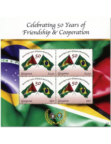 n° 7015/7016 - Timbre GUYANA Poste