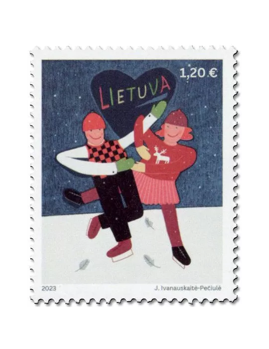 n° 1214/1215 - Timbre LITUANIE Poste
