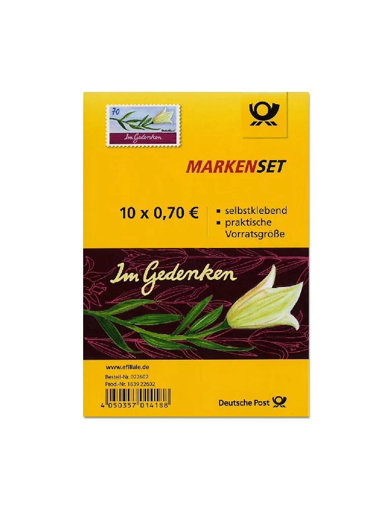 n° C3096A - Timbre ALLEMAGNE FEDERALE Carnets