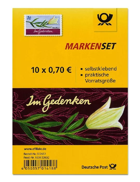 n° C3096A - Timbre ALLEMAGNE FEDERALE Carnets
