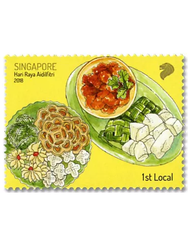 n° 2303/2310 - Timbre SINGAPOUR Poste 2