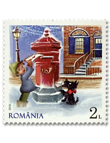 n° 6386/6389 - Timbre ROUMANIE Poste