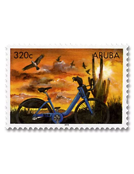 n° 1042/1046 - Timbre ARUBA Poste