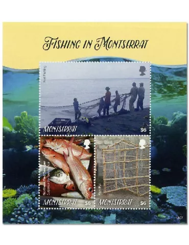 n° 1672/1674 - Timbre MONTSERRAT Poste