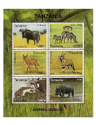 n° 4014A/4014F - Timbre TANZANIE Poste