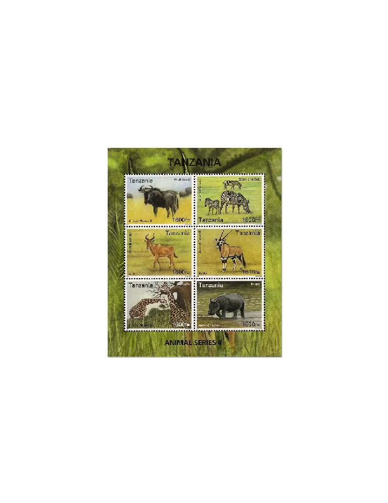 n° 4014A/4014F - Timbre TANZANIE Poste