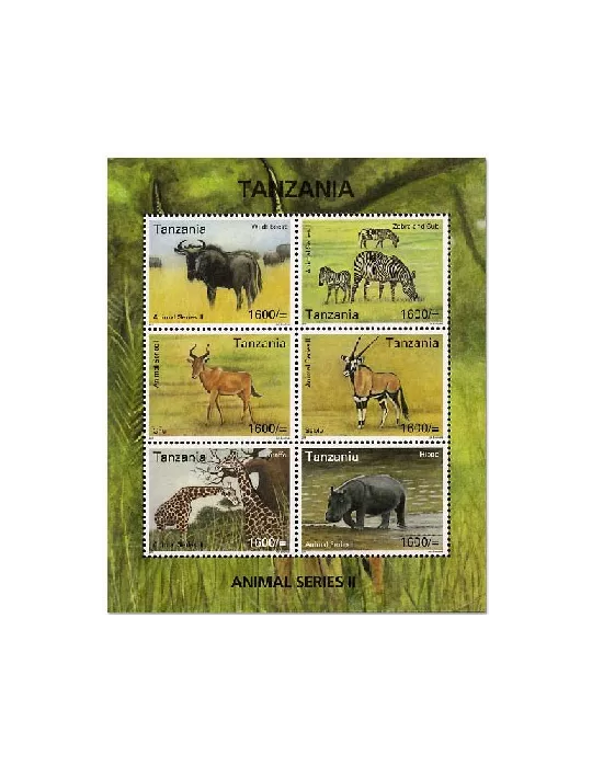 n° 4014A/4014F - Timbre TANZANIE Poste