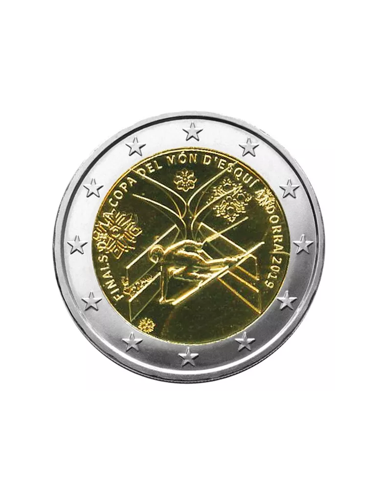 BU : 2 EURO COMMEMORATIVE 2019 : ANDORRE (Finales de la Coupe du monde de ski alpin)