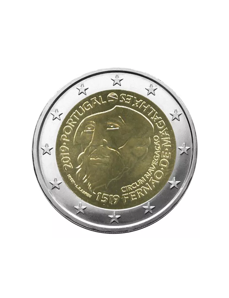 2 EURO COMMEMORATIVE 2019 : PORTUGAL (500e anniversaire du départ de Fernand de Magellan de Séville)