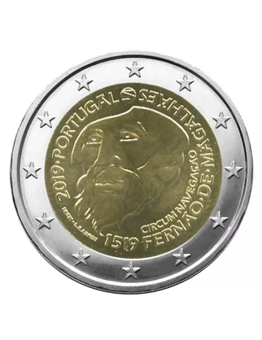 2 EURO COMMEMORATIVE 2019 : PORTUGAL (500e anniversaire du départ de Fernand de Magellan de Séville)