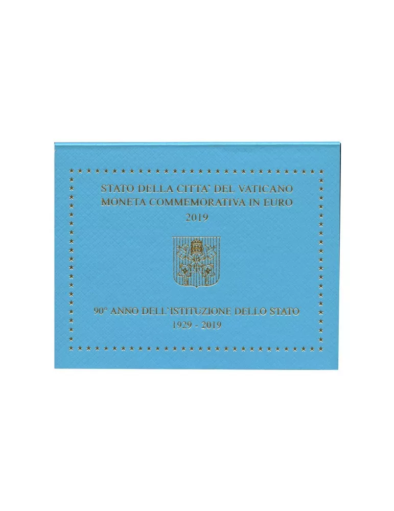 BU : 2 EURO COMMEMORATIVE 2019 : VATICAN (90 ans de la fondation de l'État de la Cité du Vatican)